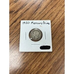 1920 Mercury Dime 90% Silver Winged Liberty Head 10 Cent US Coin